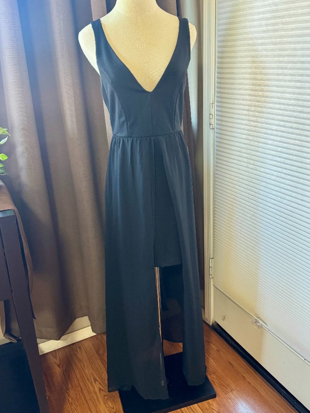 NWT J for Justify Mini Dress with Sheer Overlay